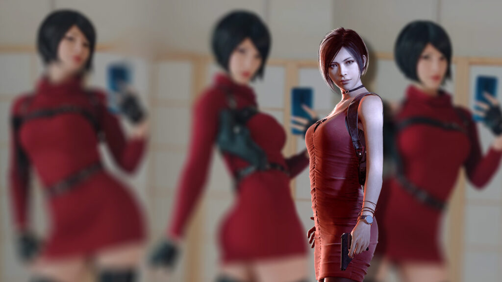 Modelo Francesa yuzu.pyon Cosplay de Ada Wong de Resident Evil