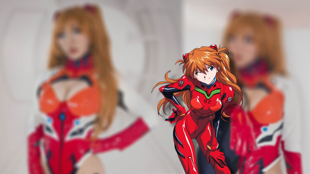 stellachuuuuu faz Cosplay de Asuka Langley Soryu de Evangelion